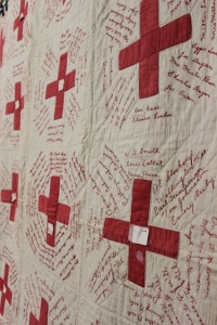 World War I Red Cross quilt.